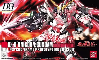 Buy Bandai HGUC 1/144 RX-0 Unicorn Gundam [Destroy Mode] [4573102573995] • 24.52£