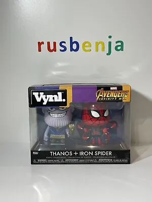 Buy Funko Pop! Vynl Marvel Avengers Infinity War Thanos + Iron Spider 2 Pack • 11.99£