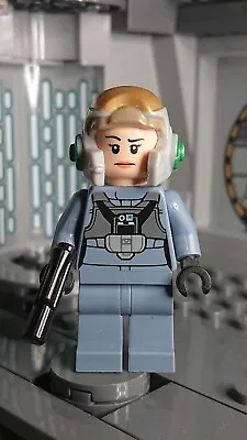 Buy Lego Star Wars Rebel A-Wing Pilot Minifig Sw0743 75150 Sand Blue V Darth Vader • 10.99£