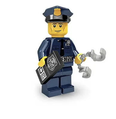 Buy Lego Minifigures Series 9 Policeman New Sealed  (71000) • 9.95£