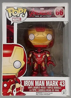 Buy Funko POP #66 Iron Man Mark 43 - Marvel Avengers - Damaged Box - Inc Protector • 13.99£