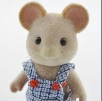 Buy Sylvanian Families Mark Maces Mouse Brother Vintage Original Figure Clothed #116 • 15£