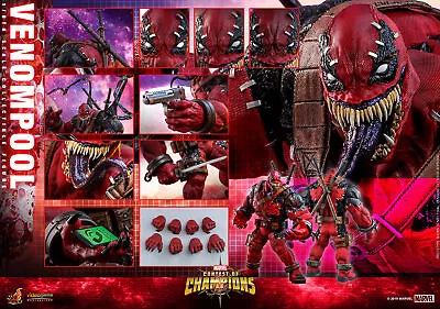 Buy In Hand! Hot Toys VGM35 Marvel Contest Of Champions Venompool 1/6 Action Figure • 260£