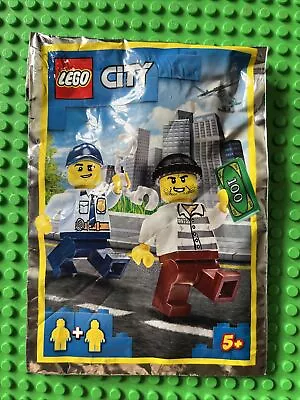 Buy LEGO City Bank Robber And Policeman Minifigure Polybag • 3.99£