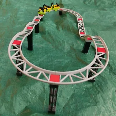 Buy ⭐LEGO THREE CAR Roller Coaster Big Dipper 10xtrack Pcs, Ramps + Support Girders • 69.99£