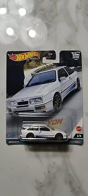 Buy Hot Wheels Car Culture Premium ‘87 Ford Sierra Cosworth White Real Riders 1:64 • 13.99£