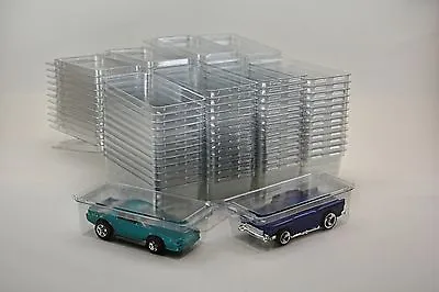 Buy 50 - Hot Wheels Plastic Car Cases - Diecast 1:64  Boxes (Brand New Clamshells) • 23.70£