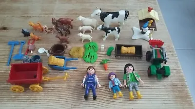 Buy Playmobil 6624 Farm Bundle With Tractor, Trailer, 16 Animals + 3 Figures • 14£