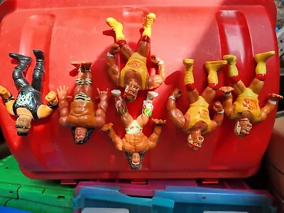Buy WWF Hasbro Wrestling Figure Bundle Lot Hulk Hogan Ultimate Warrior WWE READ!! • 30£