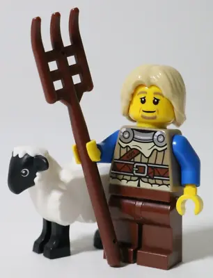 Buy LEGO Medieval Peasant Sheep Farmer Minifigure MOC Castle - All Parts LEGO • 14.99£