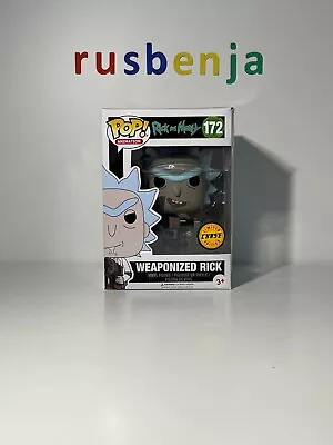 Buy Funko Pop! Animation Rick And Morty Weaponized Rick Chase #172 • 14.99£