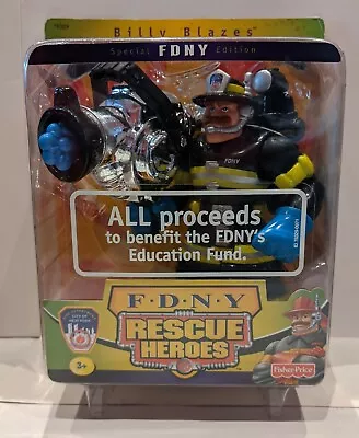 Buy Fisher Price Rescue Heroes Special FDNY Edition Billy Blazes 9/11 New York 2001 • 33.98£