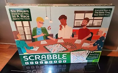 Buy New Scrabble Duplicate Game Mattel Sealed Word Puzzle Mint Complete 2020 • 8.99£