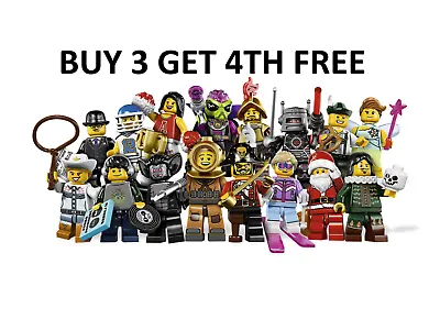Buy LEGO Minifigures Series 8 8833 New Pick Choose Your Own BUY 3 GET 4TH FREE • 14.49£