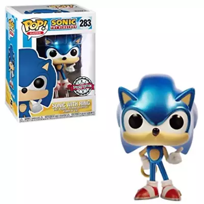 Buy Sonic The Hedgehog: Sonic With Ring (Metallic) Funko Pop! Vinyl • 22.99£