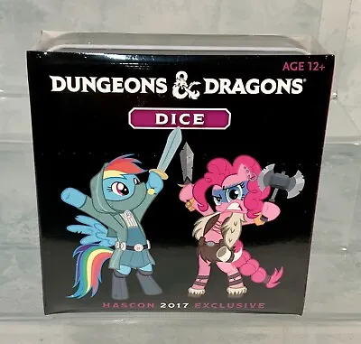 Buy Dungeons & Dragons My Little Pony Dice Set Hascon 2017 Exclusive D&D MLP Sealed • 59.99£