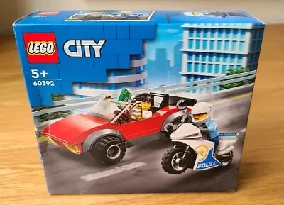 Buy LEGO CITY 60392 Police Bike Car Chase Toy With Racing Vehicle & Motorbike 100% • 3.99£