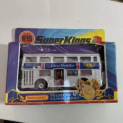 Buy Matchbox Superkings K-15 “The Londoner -Silver Jubilee Bus” Boxed. • 3.90£