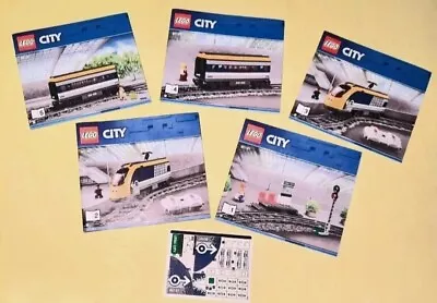 Buy Lego 60197 Instruction Manuals 1,2,3,4&5+Sticker Sheet ONLY/ BRAND NEW & UNUSED. • 24.99£