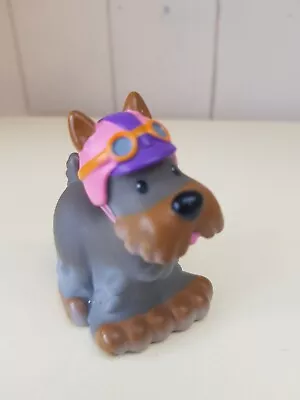 Buy  Fisher Price Little People Sarah Lynn Scooter Dog With Helmet And Goggles Spare • 2£