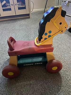 Buy Vintage Fisher Price 1970's Ride On Horse Toy Pre Owned • 29.99£