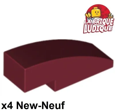 Buy LEGO 4x Slope Curved Gradient Curve 3x1 Red Dark / Dark Red 50950 New • 1.79£