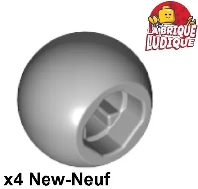 Buy LEGO Technic 4x Round Ball Ball Joint Grey/Light Bluish Gray 324474 NEW • 1.90£