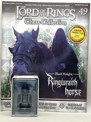Buy Eaglemoss Lord Of The Rings Chess Collection Ringwraith Horse Issue 49 With Mag • 15£