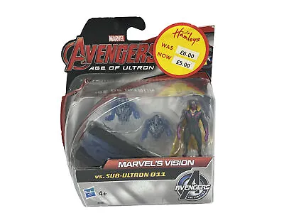 Buy Avengers Age Of Ultron Hasbro Marvel’s Vision V’s Sub-Ultron 011 Action Figures • 12.34£