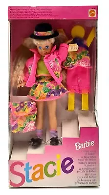 Buy 1991 Stacie Littlest Sister Of Barbie Doll With Changeable Outfit, Mattel 4240, NrfB • 66.80£