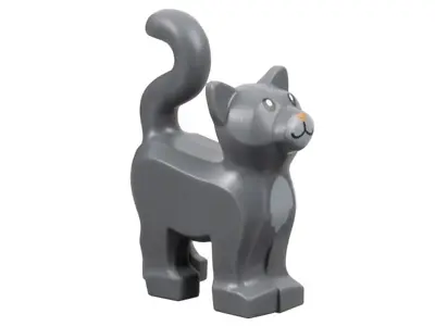 Buy LEGO Cat Kitten Animal Gray Standing Cat Minifigure NEW • 1.99£