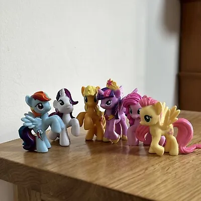 Buy My Little Pony Mini Figures Blind Bag Lot Mane 6 Pinkie Fluttershy Rainbow Dash • 8£