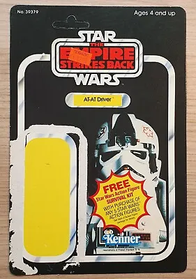 Buy Vintage Star Wars AT-AT Driver ESB Kenner 41 Figure Card Back Original From 1980 • 29.99£