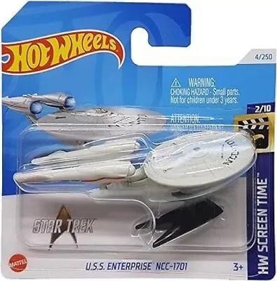 Buy HOT WHEELS - USS ENTERPRISE NCC - 1701 Star Trek 4-250 - HW Screen Time 2/10 New • 4.99£
