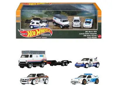 Buy Hot Wheels Premium Rally Legends Set  - 6R4 | Delta | RS200 Ford Metro Lancia • 39.99£