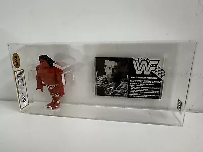 Buy WWF WWE Hasbro Moc RWG 90 Superfly Jimmy Snuka Figure Loose Graded • 60£