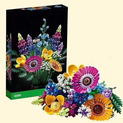 Buy Wildflower Bouquet Set Artificial Flowers With Poppies Icons Beauty 10313 Toy UK • 25£