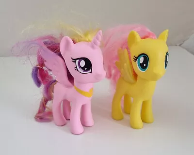 Buy My Little Pony Fluttershy And Princess Cadence Pony Figures + Hair 6  Inch Tall • 8.99£