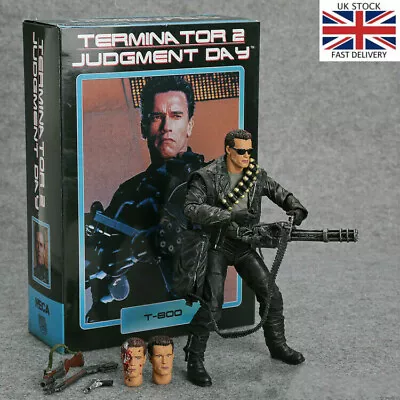 Buy NECA Terminator 2: Judgment Day T-800 Arnold Schwarzenegger Action Figure 7  • 24.99£
