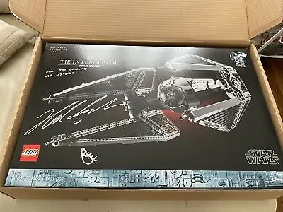 Buy LEGO Star Wars 75382 UCS TIE Interceptor – SIGNED BY Both DESIGNERS - Brand New • 349.95£