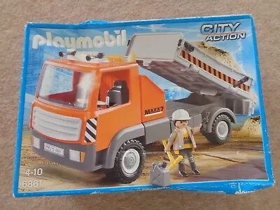 Buy Playmobil  6861 Construction Tipper Lorry With Workmen • 18£