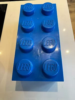 Buy Large LEGO Blue Brick 8 Stud Storage Box , 50 Cms X 25 Cms. • 6.50£