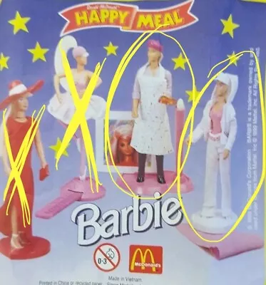 Buy NEW SEALED 1999 McDonald’s Barbie Happy Meal Toy. Painter And Sport Barbie • 10£
