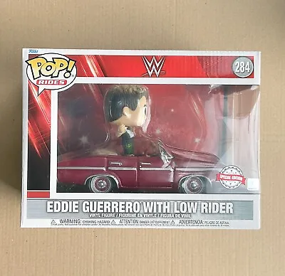 Buy Funko Pop Rides WWE Eddie Guerrero With Low Rider #284 + Free Protector • 74.99£