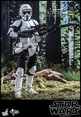 Buy Hot Toys MMS611 STAR WARS: RETURN OF THE JEDI 1/6 SCOUT TROOPER Figure NEW • 182£