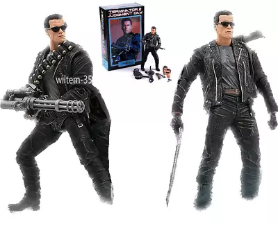 Buy NECA Terminator 2: Judgment Day T-800 Arnold Schwarzenegger Action Figure 7  • 23.99£