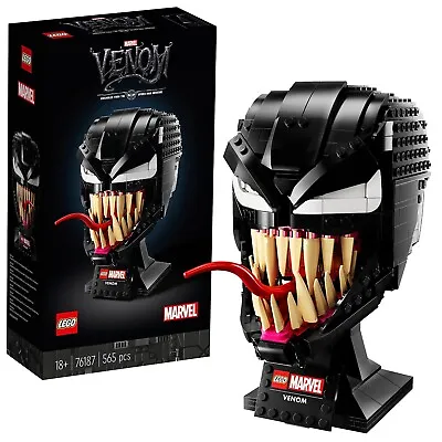 Buy LEGO 76187 VENOM Helmet Head Marvel Super Heroes Spider-man RETIRED NEW BNISB • 78£