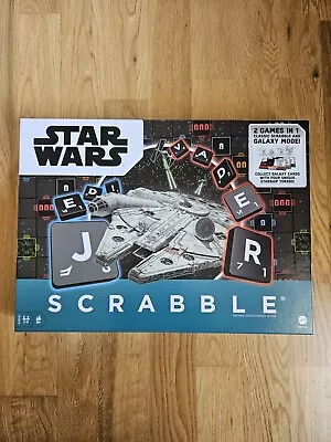 Buy Star Wars Scrabble Mattel Games Family . 2 Games In 1 Board Game  • 13.99£