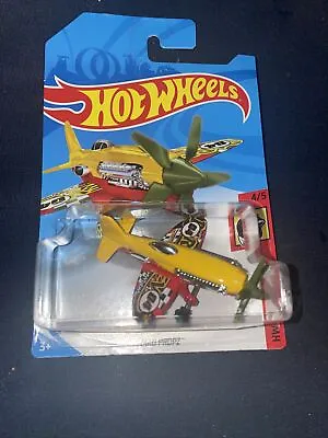 Buy Hot Wheels MAD PROPZ Plane Yellow Red Long Card • 4.90£