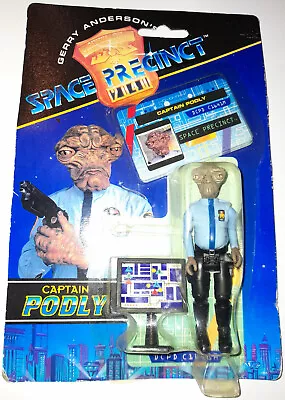 Buy Gerry Anderson Space Precinct Captain Podly Mint On Card 1994 • 10£
